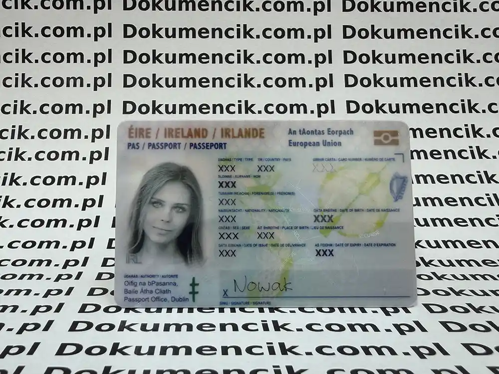 Alternative view of Irlandzki Dowód Osobisty Kolekcjonerski