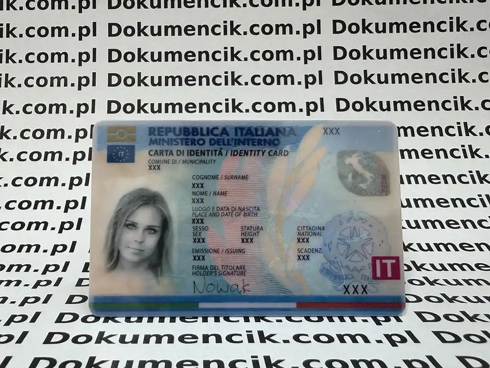 Alternative view of Włoski Dowód Osobisty Kolekcjonerski