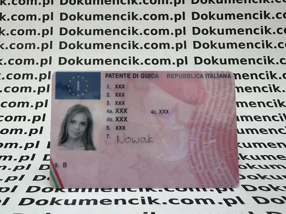 Alternative view of Włoskie Prawo Jazdy Kolekcjonerskie