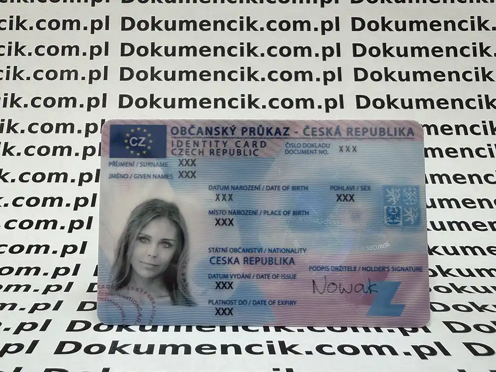 Alternative view of Czeski Dowód Osobisty Kolekcjonerski