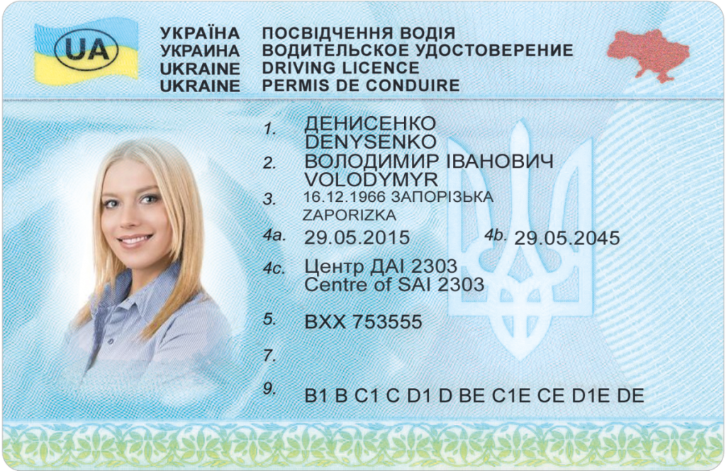 Prawo jazdy kolekcjonerskie - Ukraina